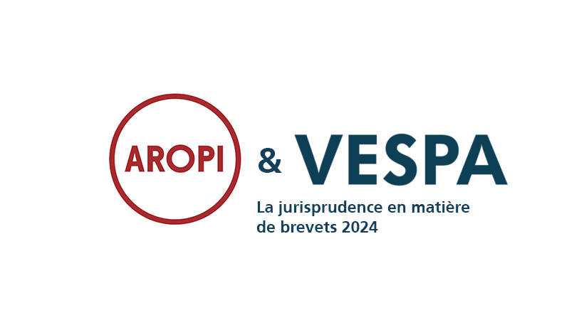 aropi vespa logos jurisprudence brevets 2024